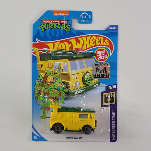 Hot Wheels - Party Wagon (Yellow) [Factory Sealed 2020 Set]