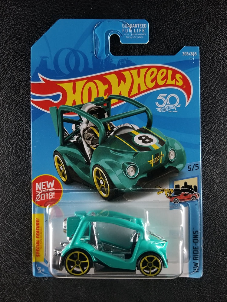 Hot Wheels - Kick Kart (Teal)