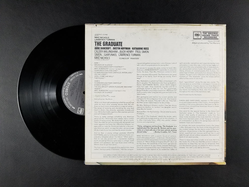 Simon & Garfunkel, Dave Grusin - The Graduate [Original Sound Track Recording] (1968, LP)