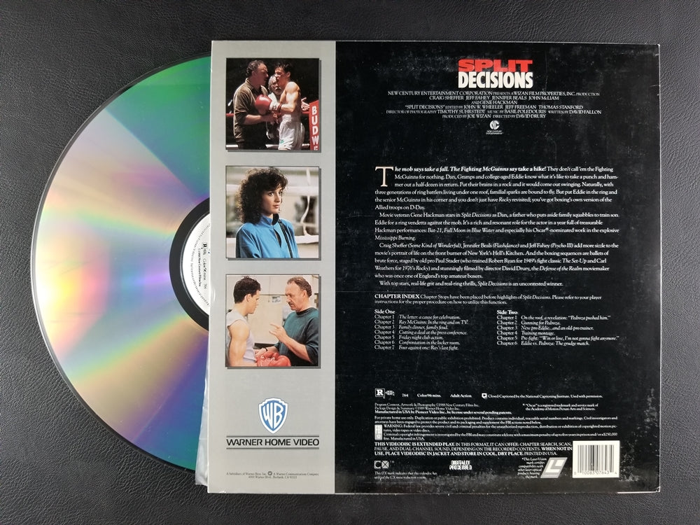 Split Decisions (1989, Laserdisc)