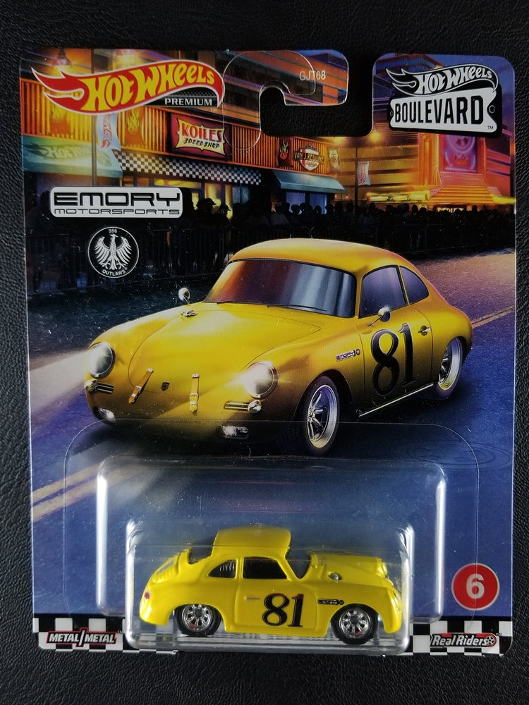 Hot Wheels Premium - Porsche 356 Outlaw (Yellow) [Walmart Exclusive]