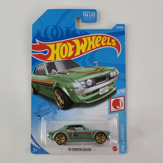 Hot Wheels - '70 Toyota Celica (Metalflake Mint Green)