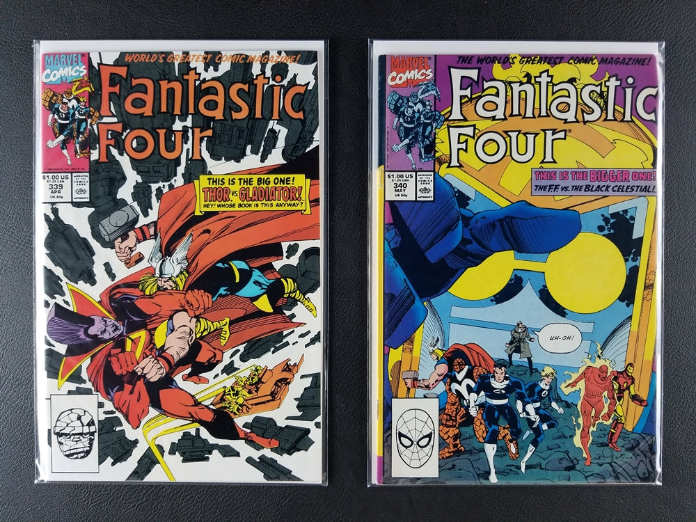 Fantastic Four [1st Series] #335-344 Set (Marvel, 1989-90)