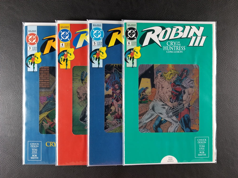 Robin III: Cry of the Huntress #3-6 Set ["U" Covers Set] (DC, 1993)