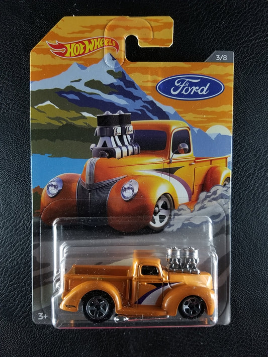 Hot Wheels - '41 Ford Pickup (Orange) [3/8 - 2018 HW Ford Pickups]