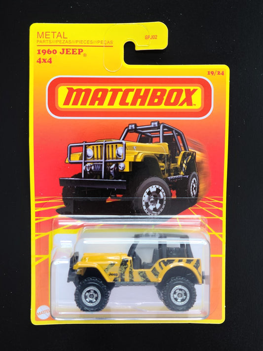 Matchbox - 1960 Jeep 4x4 (Dark Yellow) [19/24 - 2021 Retro Series; Target Exclusive]