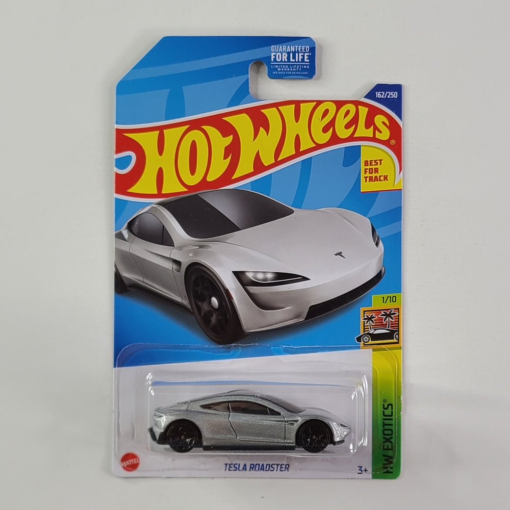 Hot Wheels - Tesla Roadster (Metalflake Silver)