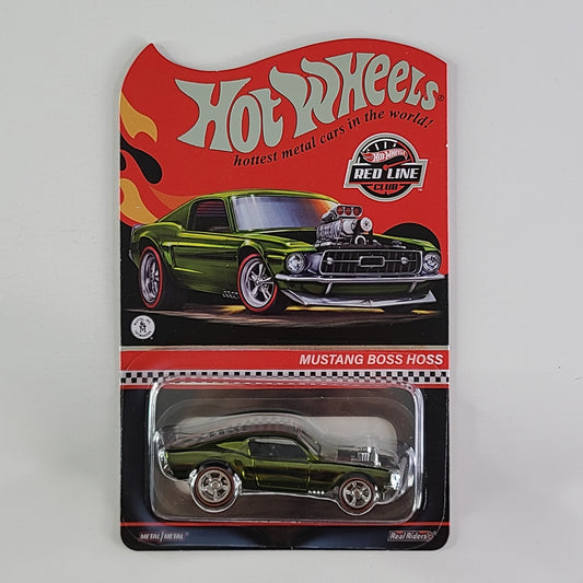 Hot Wheels - Mustang Boss Hoss (Spectraflame Olive) [2022 RLC Exclusive - 9687/30000]