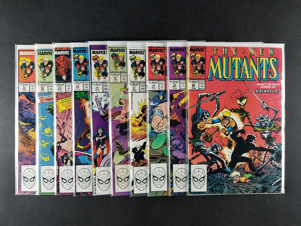 The New Mutants [1st Series] #71-80 Set (Marvel, 1989)