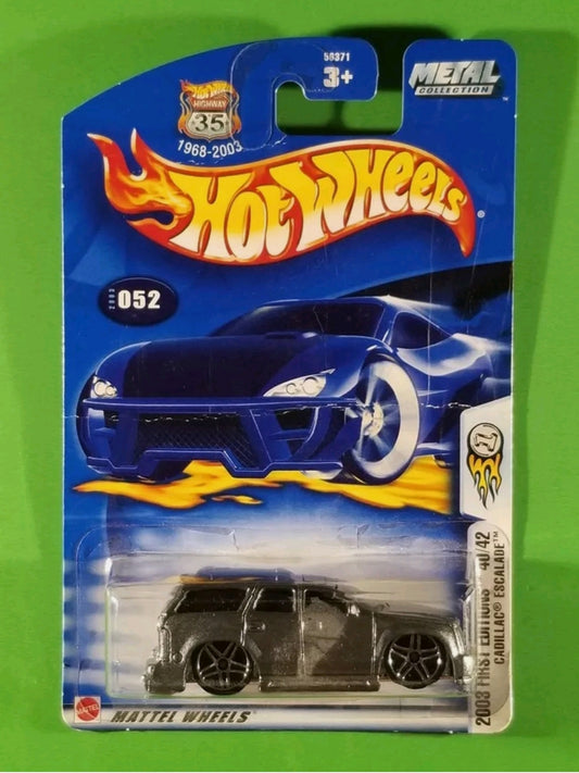 Hot Wheels - Cadillac Escalade (Silver) [40/42 - 2003 First Editions]