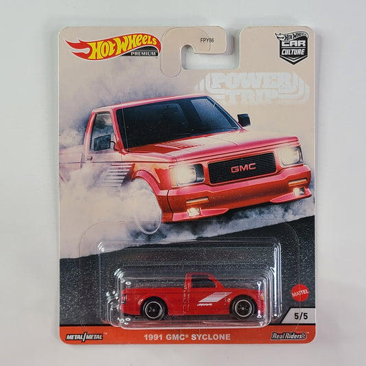 Hot Wheels Premium Real Riders - 1991 GMC Syclone (Red)