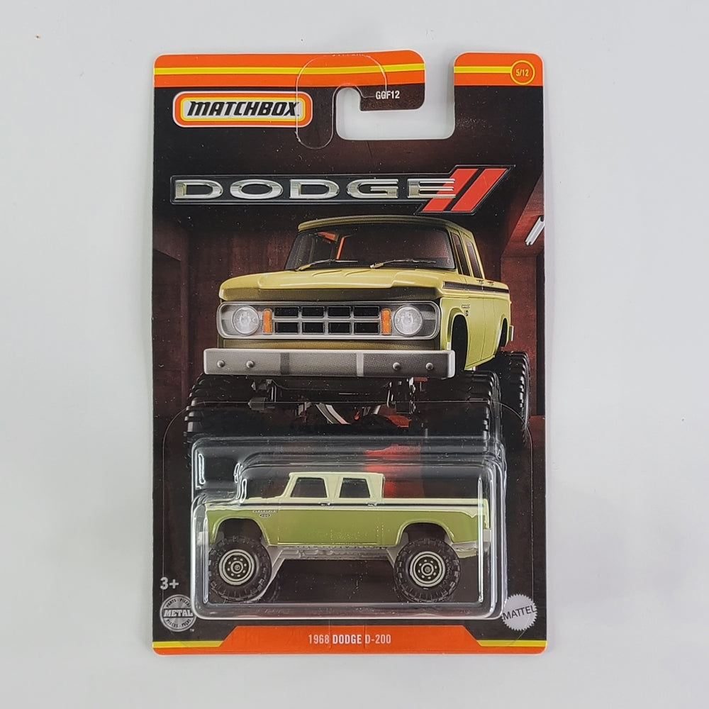 Matchbox - 1968 Dodge D200 (Two-tone Green)