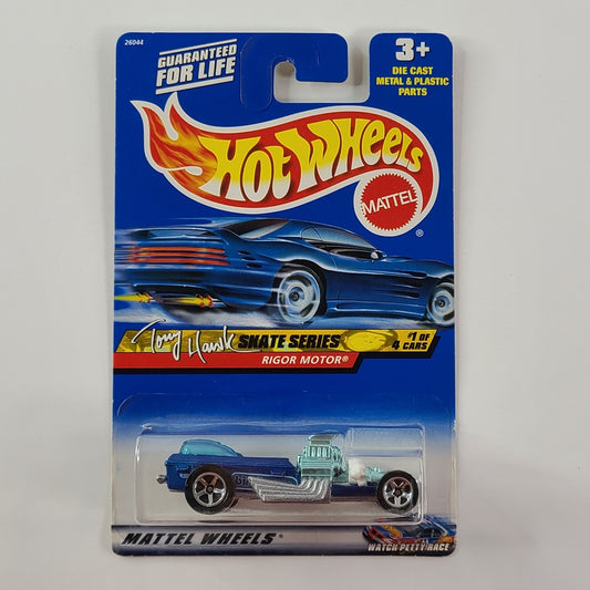 Hot Wheels - Rigor Motor (Metalflake Blue) [Tony Hawk Skate Series (2000) - 1/4]