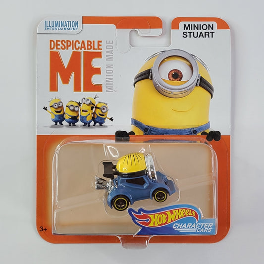 Hot Wheels Character Cars - Minion Stuart (Yellow)