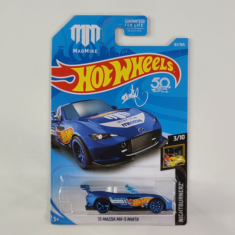 Hot Wheels - '15 Mazda MX-5 Miata (Blue)