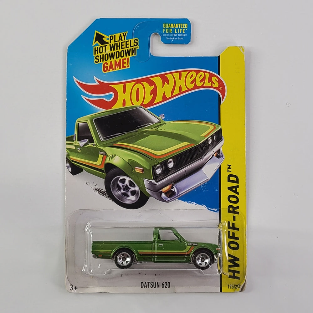 Hot Wheels - Datsun 620 (Metalflake Green)