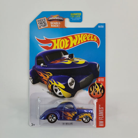 Hot Wheels - '41 Willys (Metalflake Dark Blue)