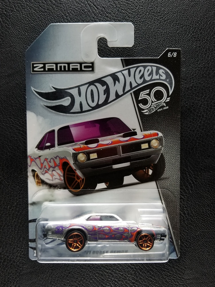 Hot Wheels - '71 Dodge Demon (ZAMAC) [6/8 - 2018 HW 50th Zamac Flames]