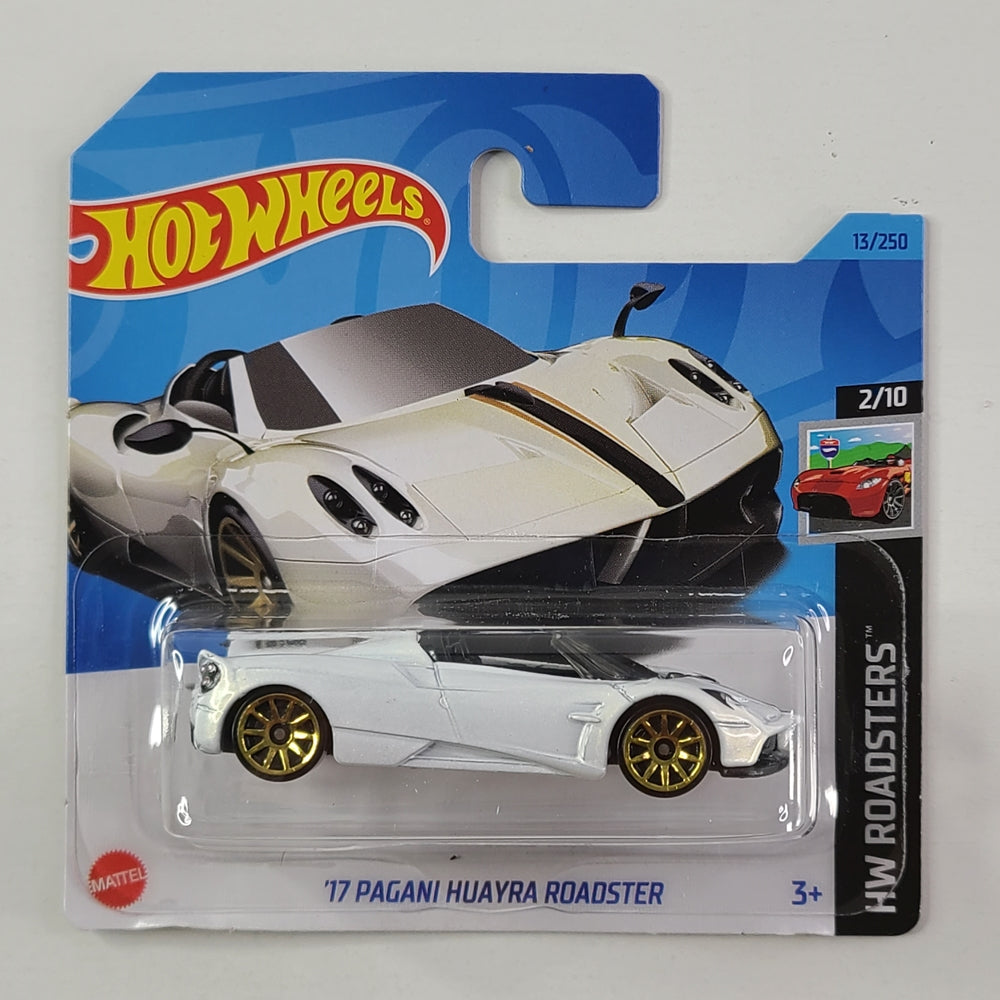 Hot Wheels - '17 Pagani Huayra Roadster (Pearl White) [Short Card]