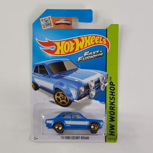 Hot Wheels - '70 Ford Escort RS1600 (Grabber Blue)