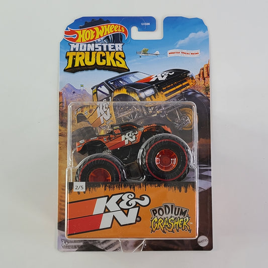 Hot Wheels Monster Trucks - Podium Crasher (Black and Orange)