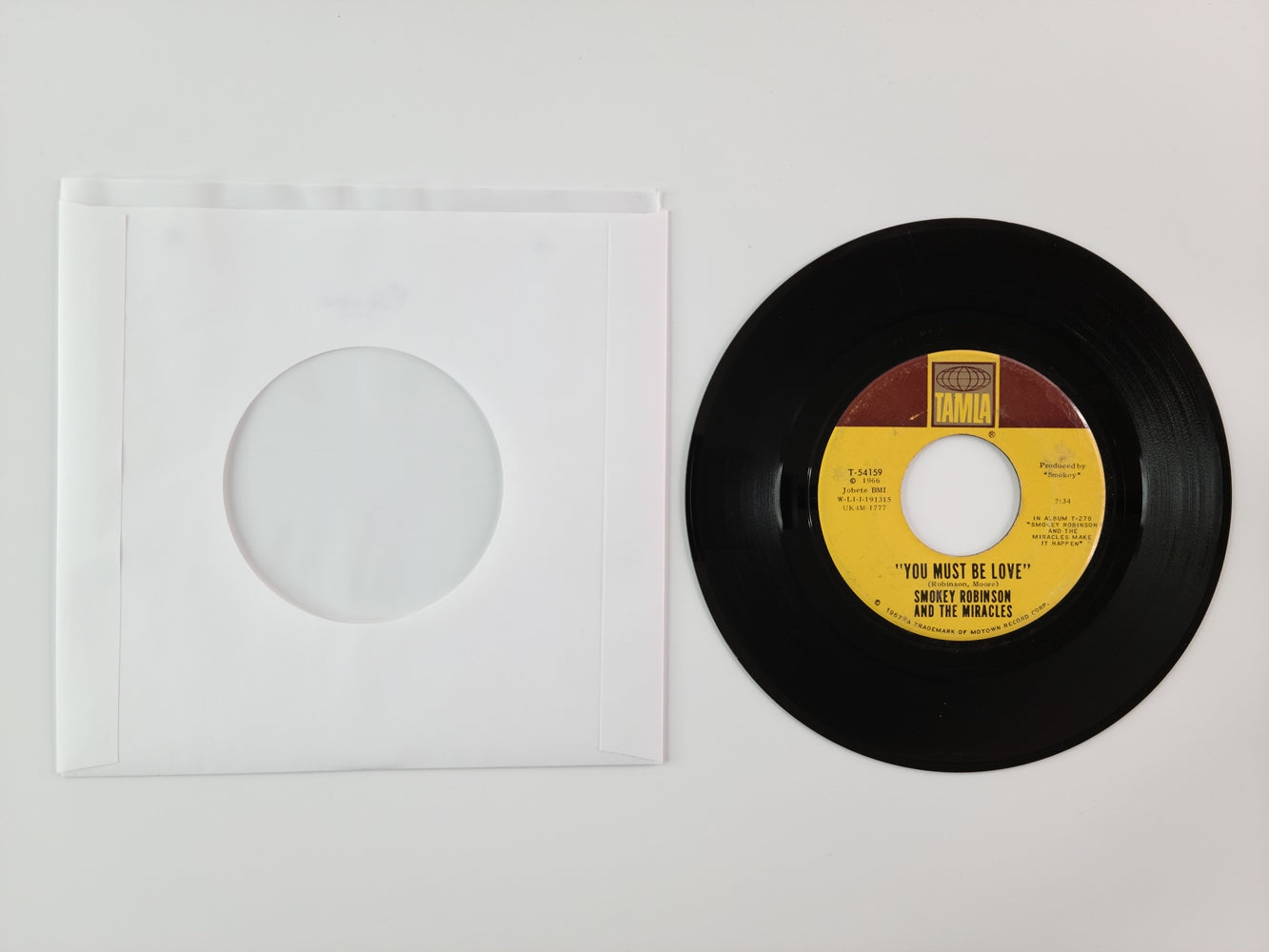 Smokey Robinson and the Miracles - I Second That Emotion / You Must Be Love (1967, 7'' Single)