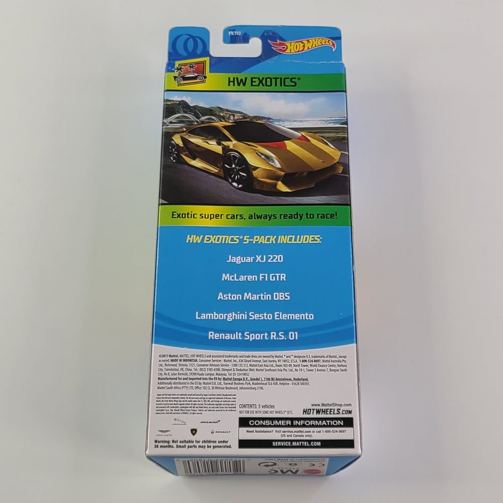 Hot Wheels - HW Exotics 5-Pack (2018)