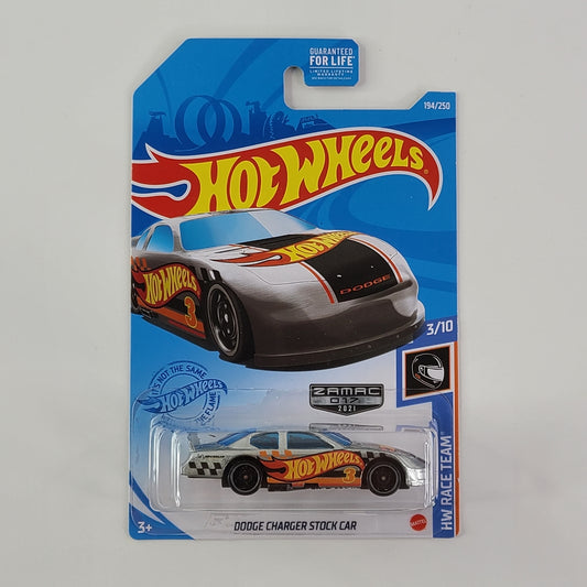 Hot Wheels - Dodge Charger Stock Car (Unpainted) [Walmart Exclusive] [Zamac Edition]