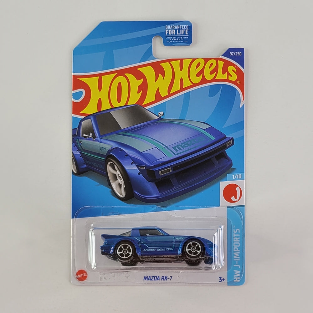 Hot Wheels - Mazda RX-7 (Metalflake Medium Blue)