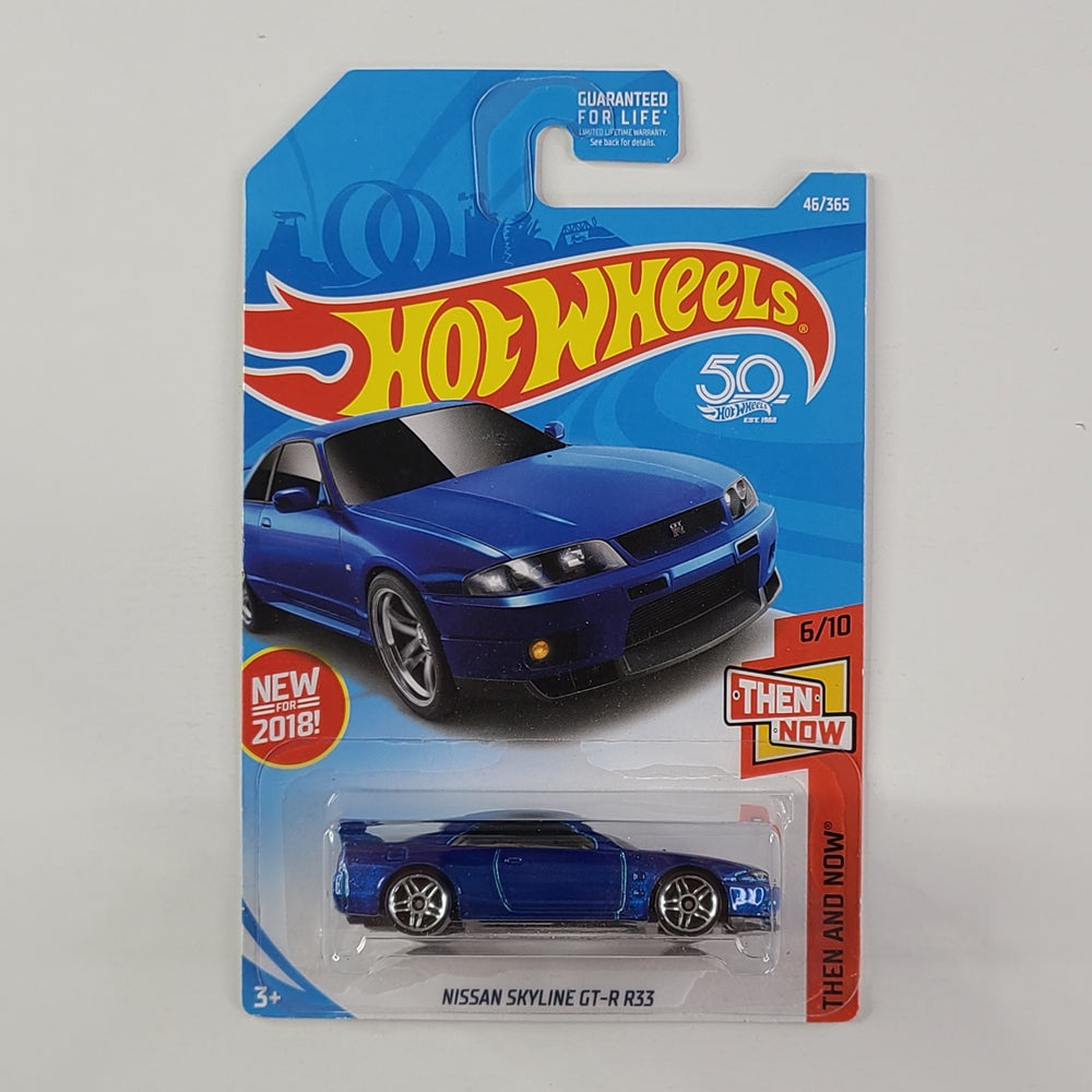 Hot Wheels - Nissan Skyline GT-R R33 (Metalflake Blue)