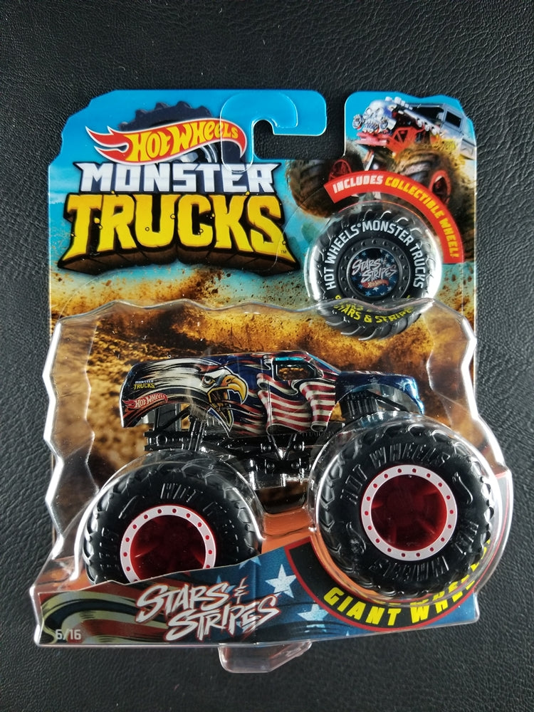 Hot Wheels Monster Trucks - Stars & Stripes (Blue) [6/16]