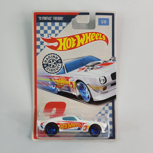 Hot Wheels - '70 Pontiac Firebird (White) [Racing Circuit Series (2017) - 3/10] [Walmart Exclusive]