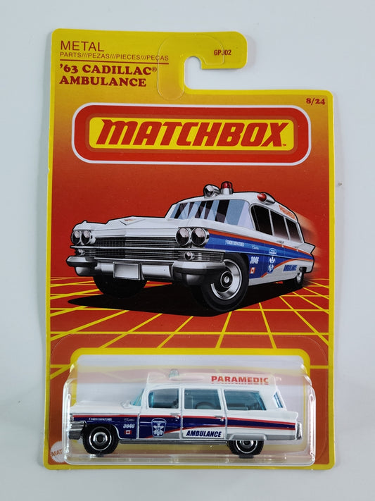 Matchbox - '63 Cadillac Ambulance (White) [Retro Series (2021) - 8/24] [Target Exclusive]