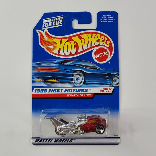 Hot Wheels - Whatta Drag (Metallic Dark Red)