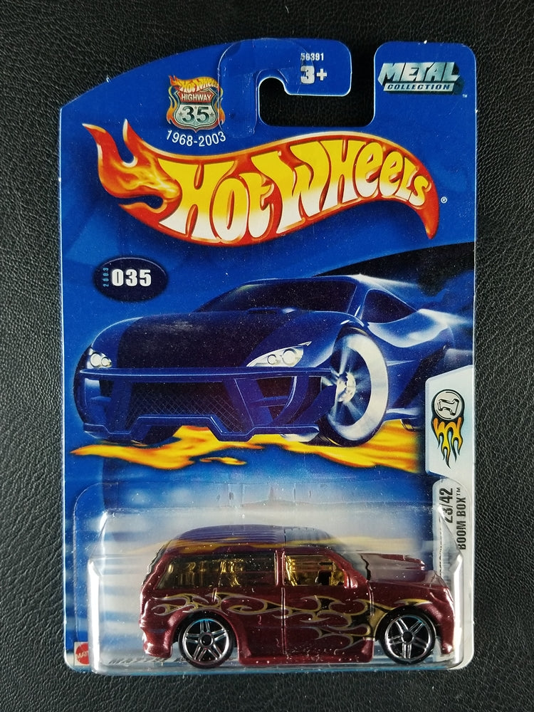 Hot Wheels - Boom Box (Metallic Maroon) [23/42 - HW 2003 First Editions]