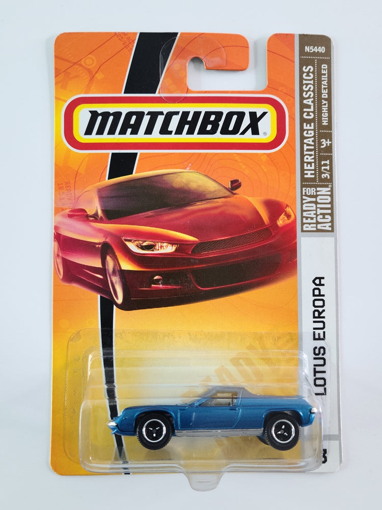 Matchbox - Lotus Europa (Metalflake Blue) [2009 Heritage Classics - 3/11]