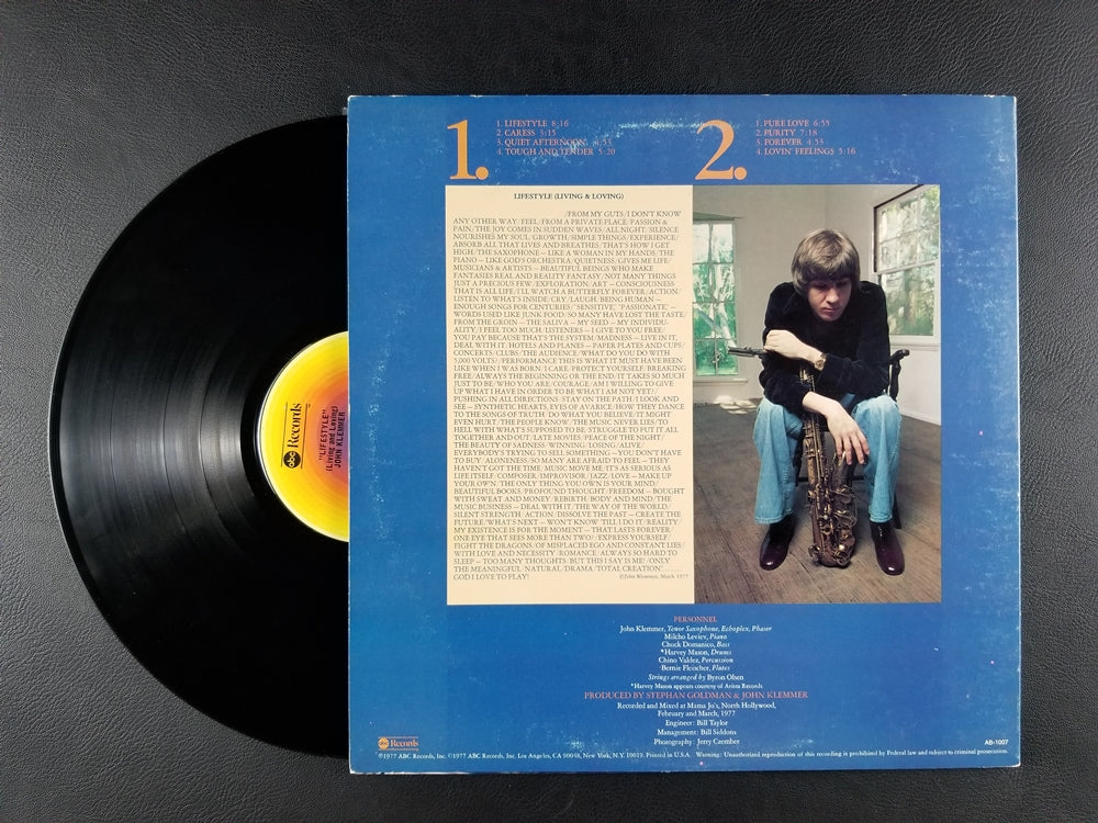 John Klemmer - Lifestyle (Living and Loving) (1977. LP)