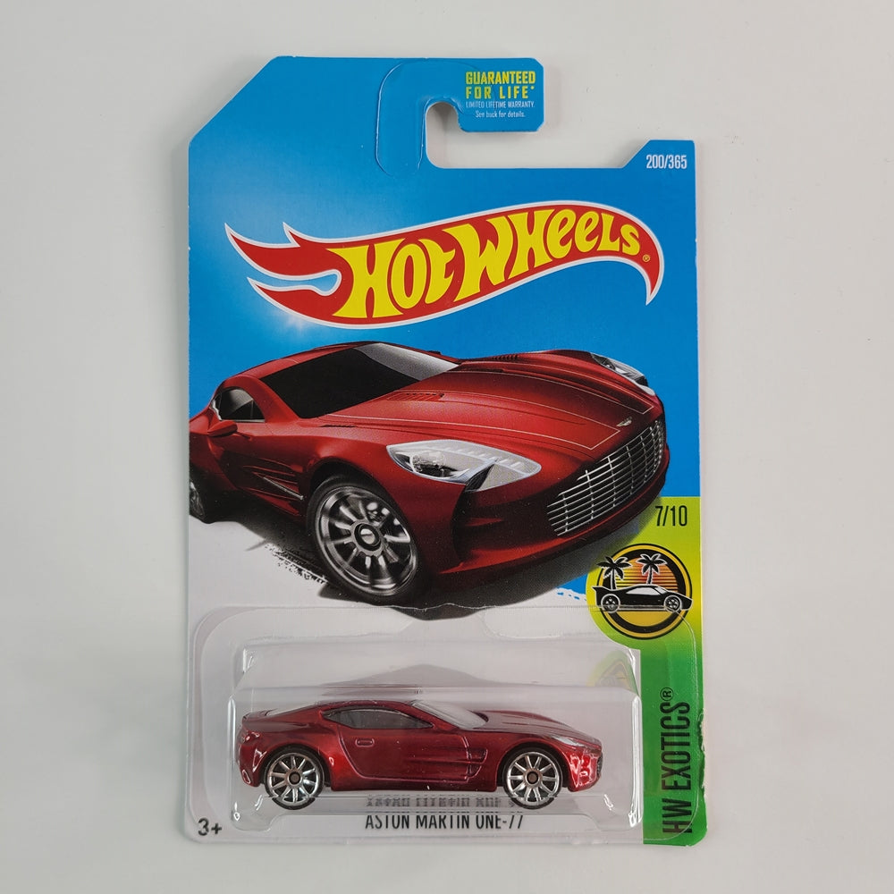 Hot Wheels - Aston Martin One-77 (Pearl Red) [HW Exotics Mini Collection (2017) - 7/10]