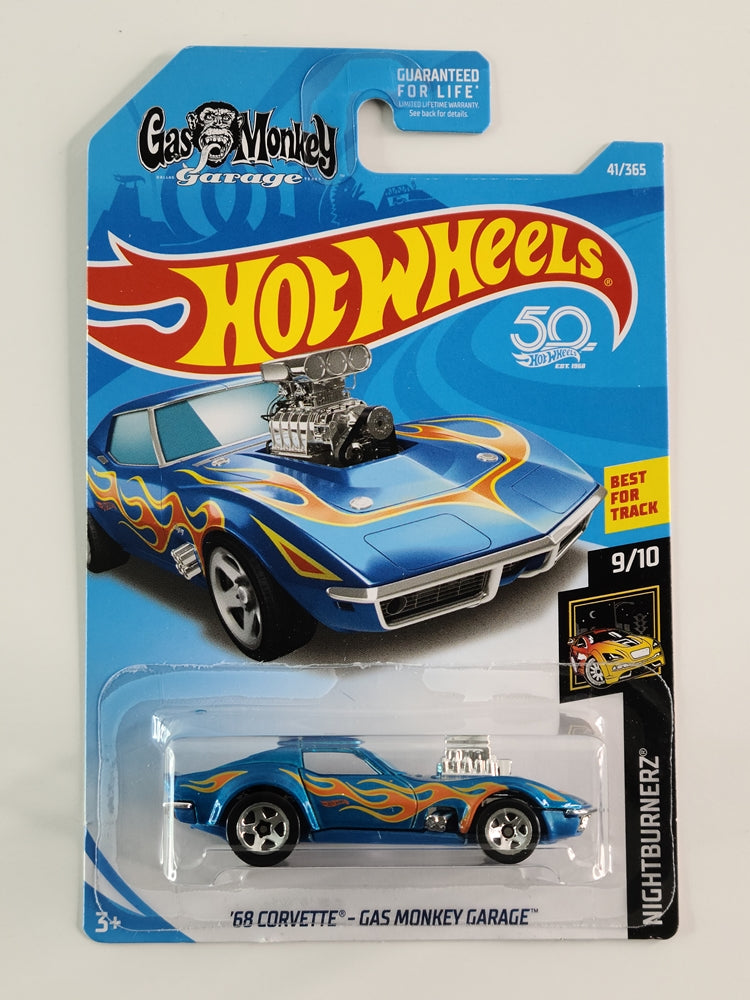 Hot Wheels - '68 Corvette - Gas Monkey Garage (Metalflake Blue)