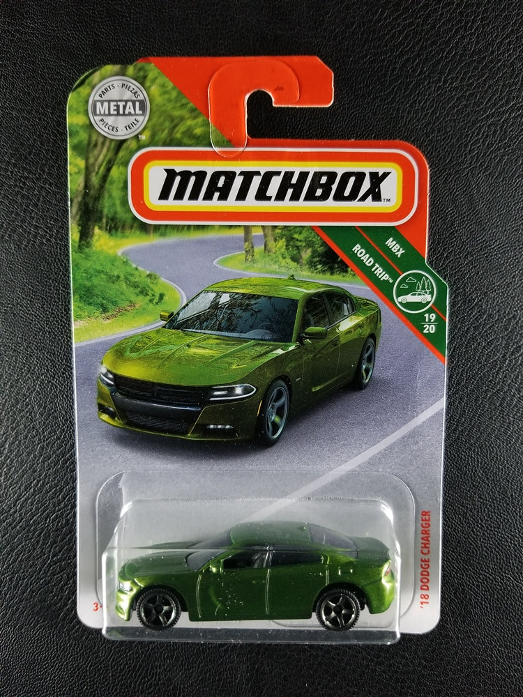 Matchbox - '18 Dodge Charger (Olive Green) [19/20 - MBX Road Trip]
