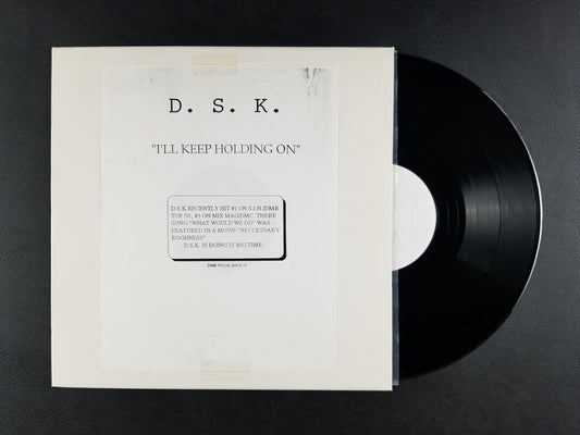 D.S.K. - I'll Keep Holding On (1992, 12'' Single, White Label)