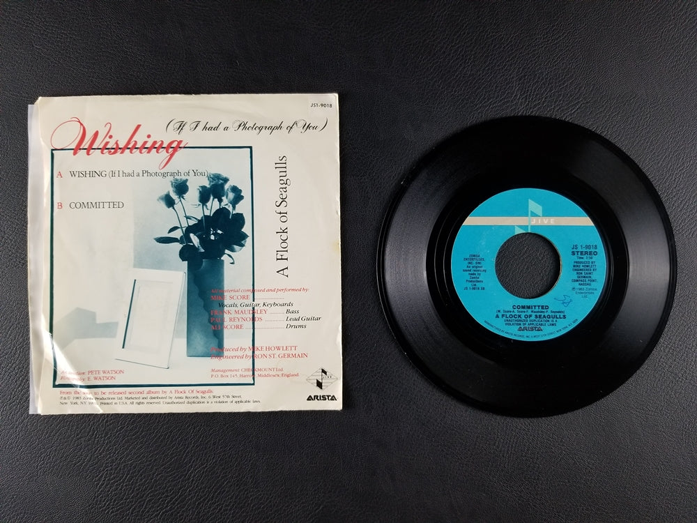 A Flock of Seagulls - Wishing (If I Had a Photograph of You) (1983, 7'' Single)