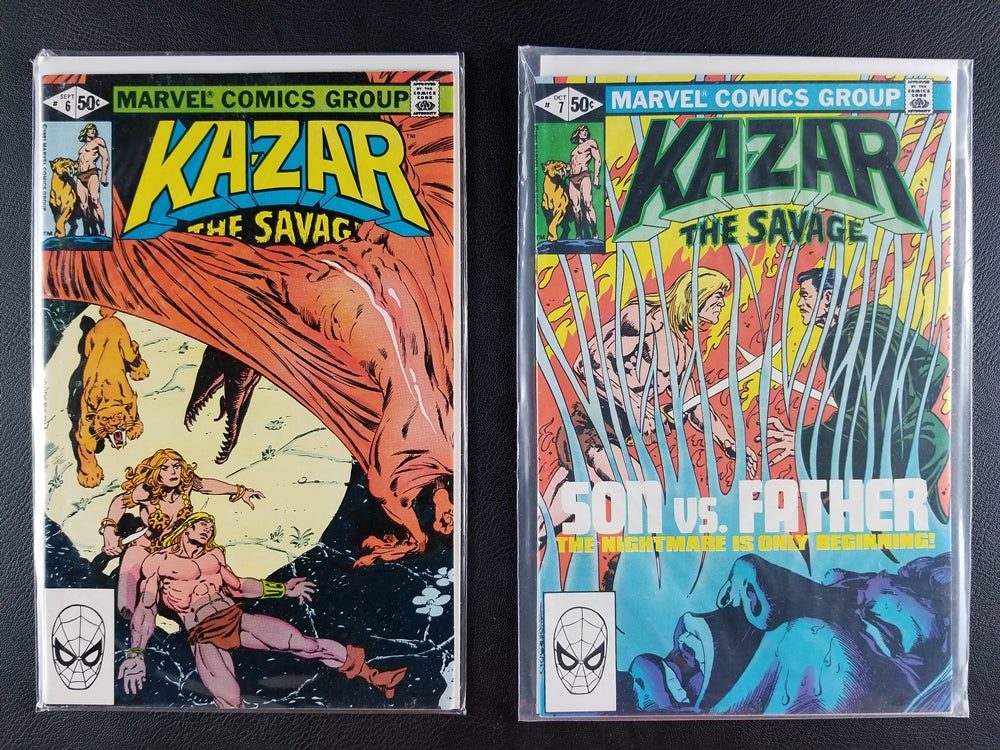 Ka-Zar the Savage #6-10 Set (Marvel, 1981-82)