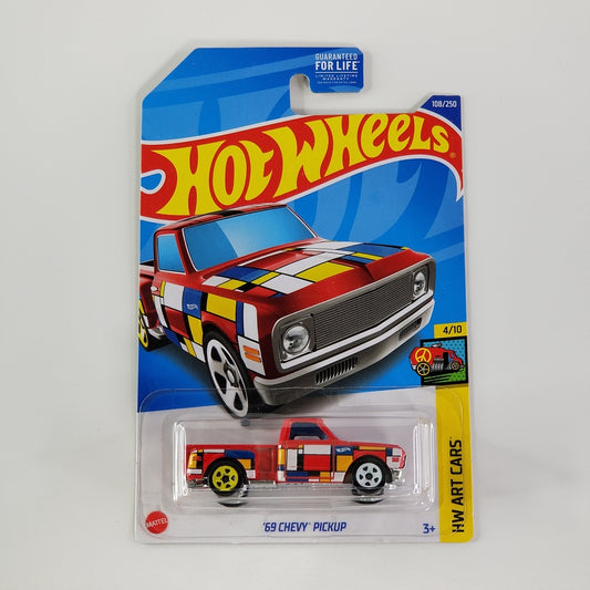 Hot Wheels - '69 Chevy Pickup (Glossy Red)