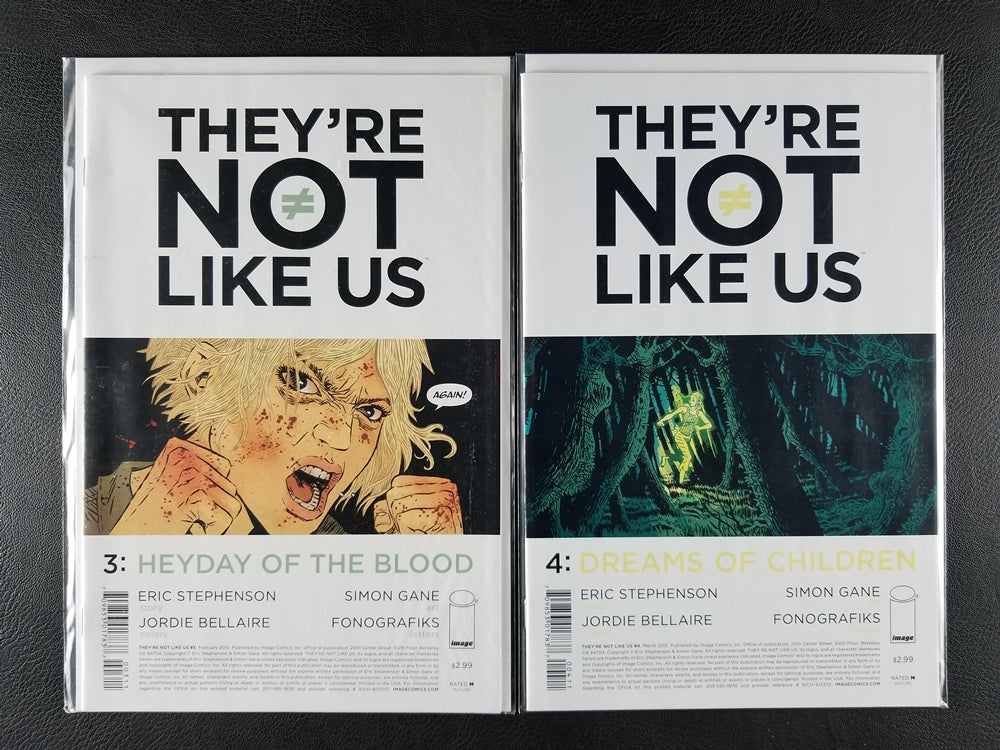 They're Not Like Us #1-10 Set (Image, 2014-15)