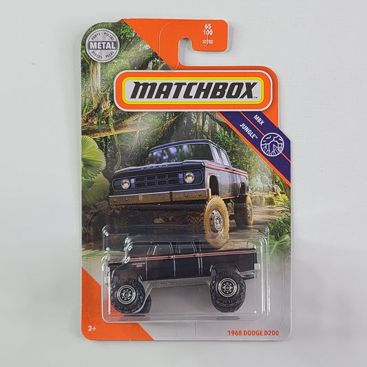 Matchbox - 1968 Dodge D200 (Black)