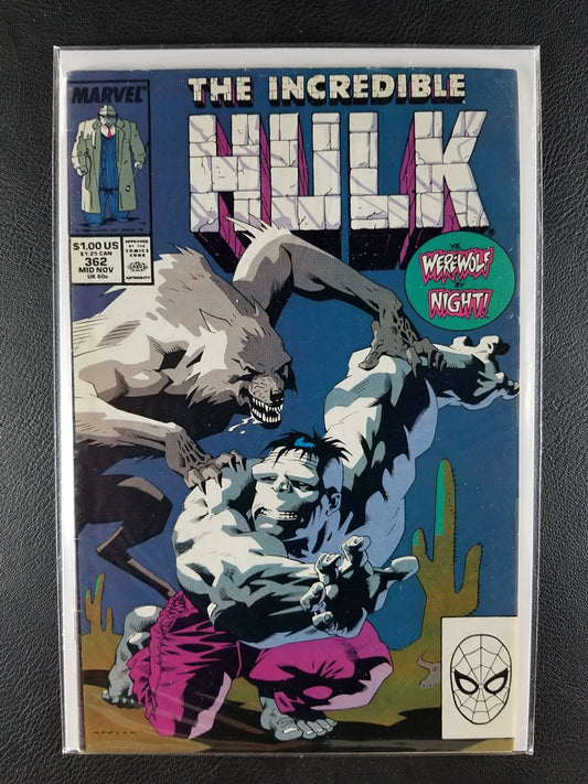 The Incredible Hulk [1st Series] #362 (Marvel, November 1989)