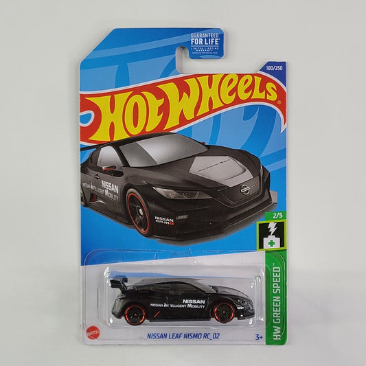 Hot Wheels - Nissan Leaf NISMO RC_02 (Glossy Black) [Kroger Exclusive]