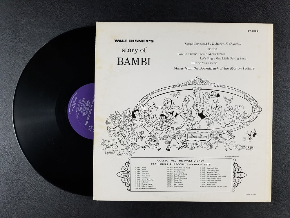 Unknown Artist - Walt Disney's Story of Bambi (1962, LP)