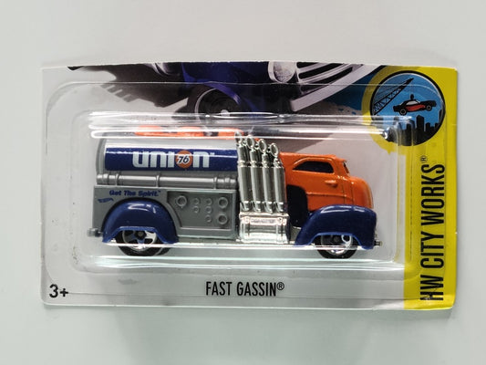 Hot Wheels - Fast Gassin (Orange/Dark Grey)